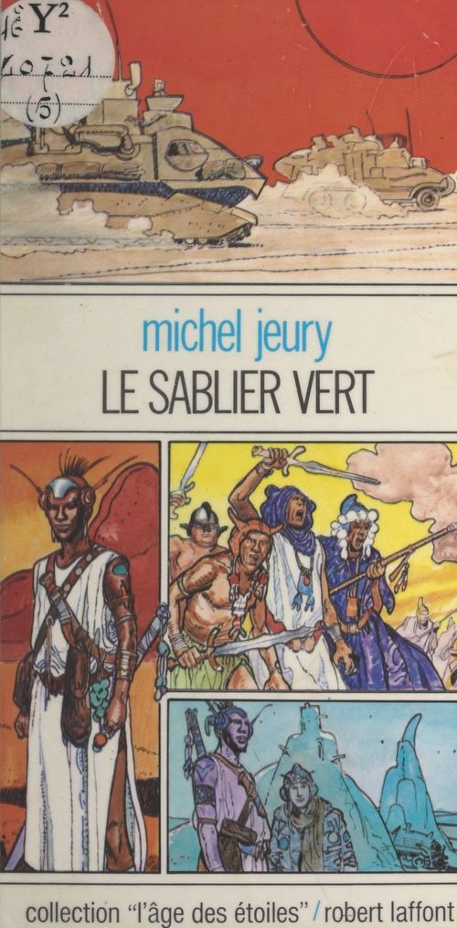 Couverture ebook de Le sablier vert, de Michel Jeury