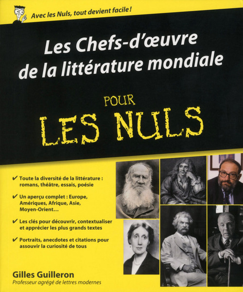 ebook cover of Les chefs-d'oeuvres de la littérature mondiale Pour les Nuls, by Gilles Guilleron