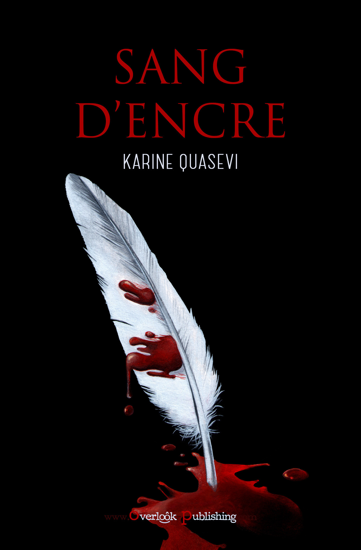 Couverture ebook de Sang D'encre, de Karine Quasevi