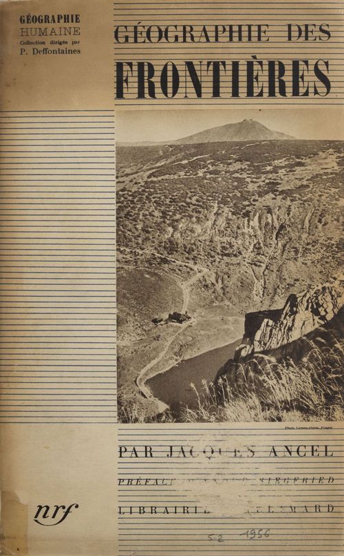 ebook cover of Géographie des frontières, by Jacques Ancel