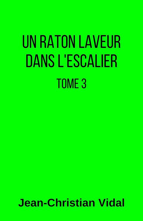 Couverture ebook de Un raton laveur dans l'escalier, de Jean-Christian Vidal