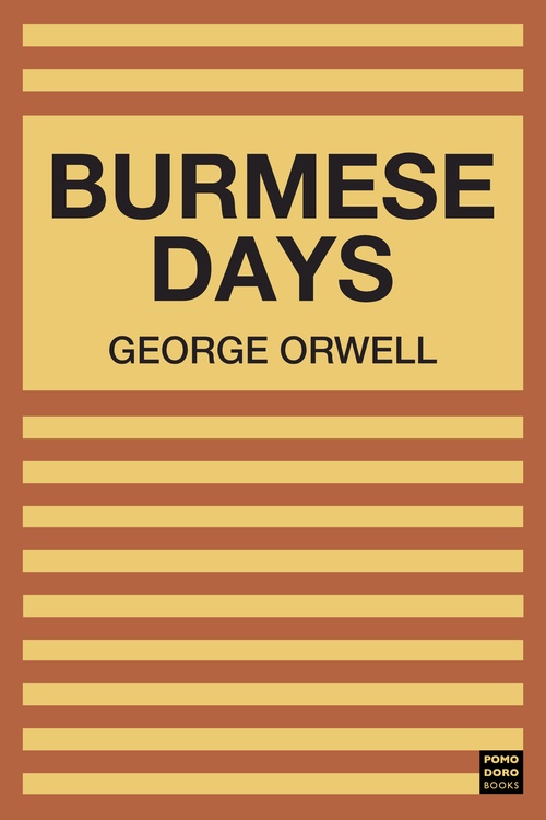 ebook cover of Burmese Days, by George Orwell
