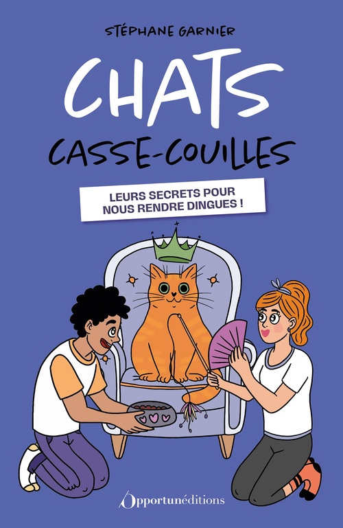 Couverture ebook de Chats casse-couilles, de Stéphane Garnier