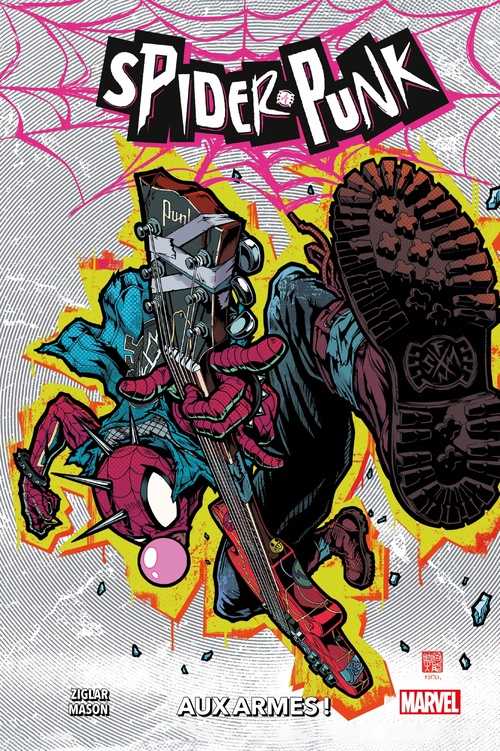 ebook cover of Spider-Punk : Aux armes !, by Cody Ziglar