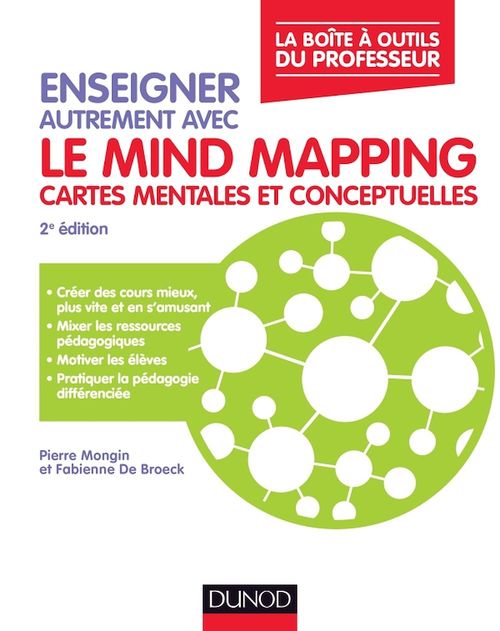 Couverture ebook de Enseigner autrement avec le Mind Mapping, de Fabienne Broeck, Pierre Mongin