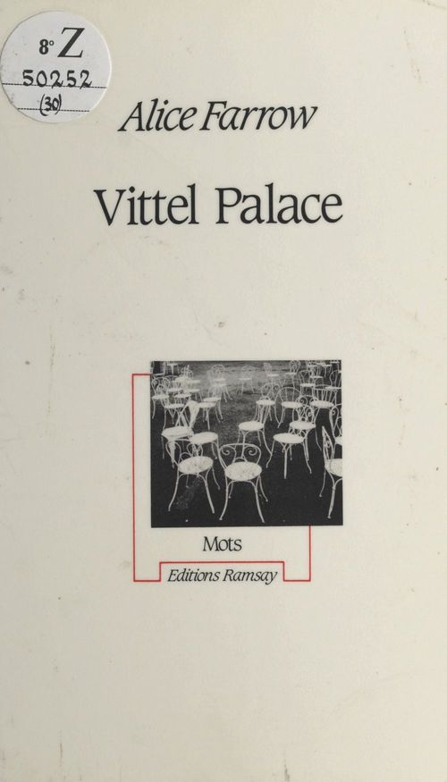 Couverture ebook de Vittel palace, de Alice Farrow