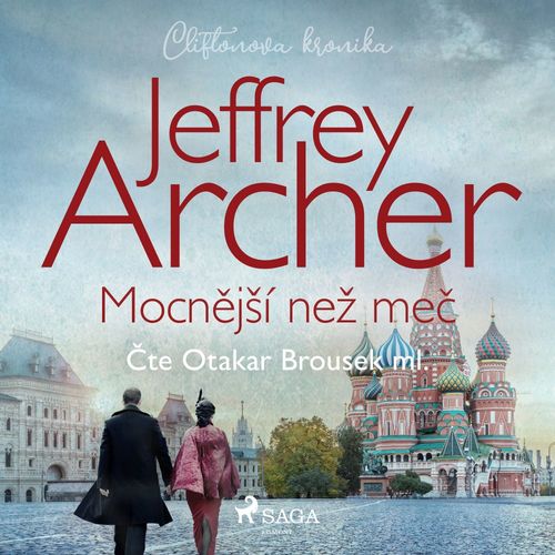 audiobook cover of Mocnejsí nez mec (Cliftonova kronika: Díl pátý), by Jeffrey Archer