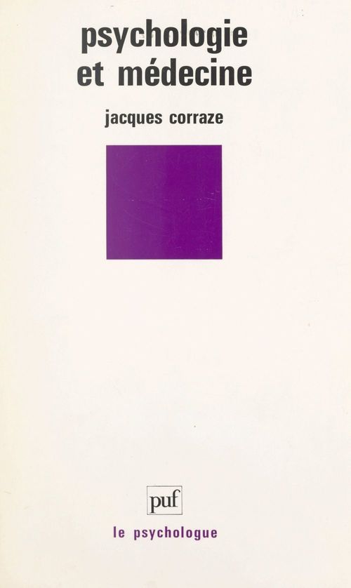 Couverture ebook de Psychologie et médecine, de Jacques Corraze