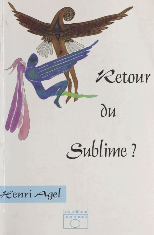 Couverture ebook de Retour du sublime ?, de Amet