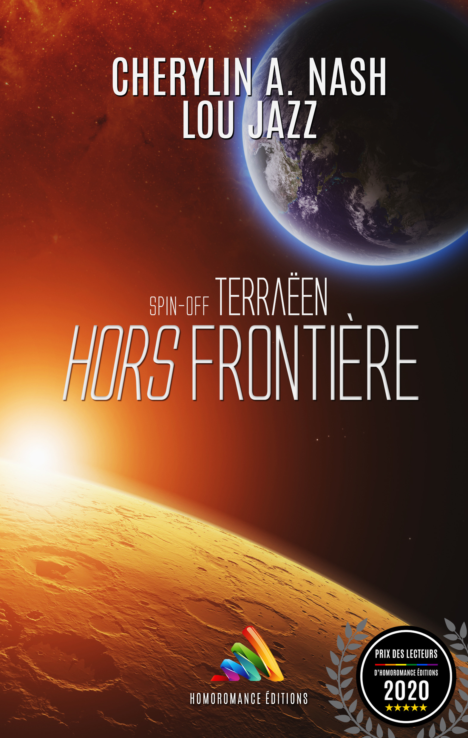 Couverture ebook de Hors Frontière (Livre lesbien, roman lesbien), de Cherylin A.Nash, Lou Jazz