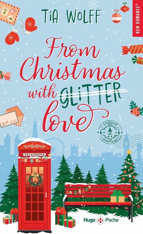 ebook cover of From Christmas with (glitter) love, by Tia Wolff