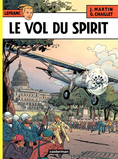 Couverture ebook de Lefranc (Tome 13) - Le vol du Spirit, de Gilles Chaillet, Jacques Martin