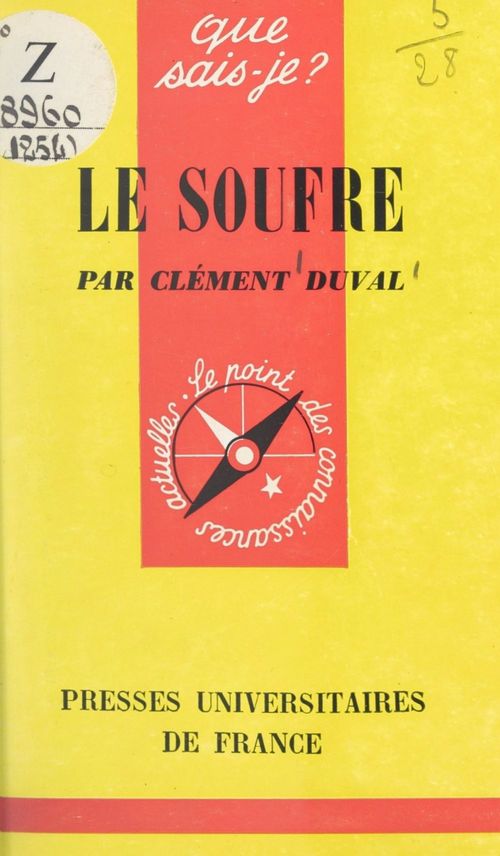 Couverture ebook de Le soufre, de Clément Duval