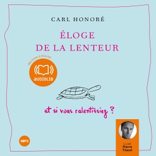audiobook cover of Eloge de la lenteur, by Honore-C