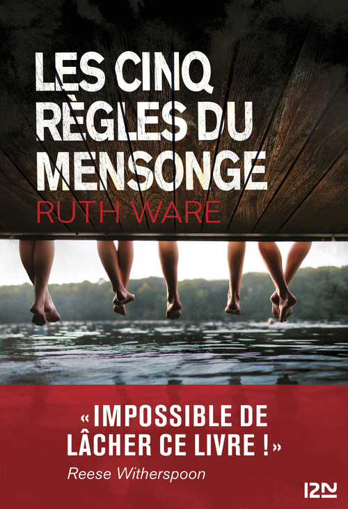 ebook cover of Les cinq règles du mensonge, by Ruth Ware