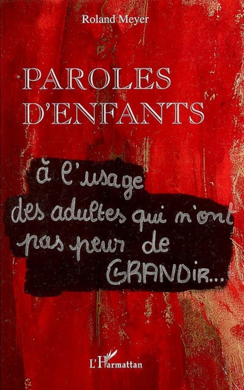 ebook cover of Paroles d'enfants, by Roland Meyer
