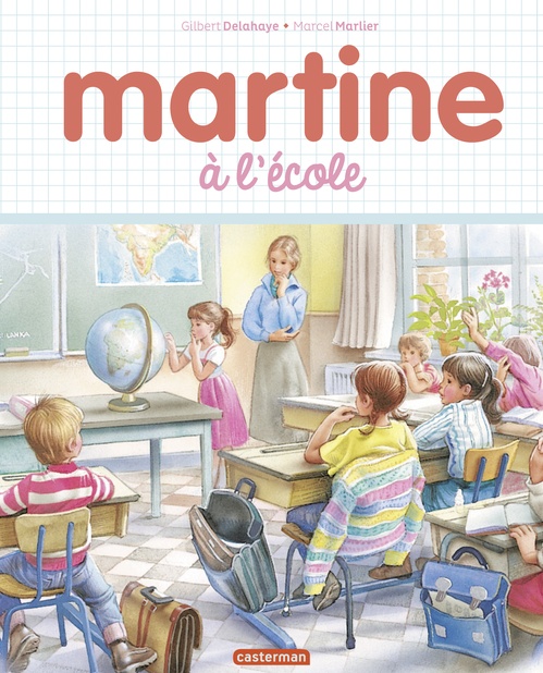 Couverture ebook de Martine, les éditions spéciales- Martine à l'école, de Gilbert Delahaye, Marcel Marlier
