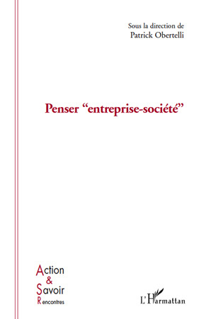 ebook cover of Penser entreprise-société, by Patrick Obertelli