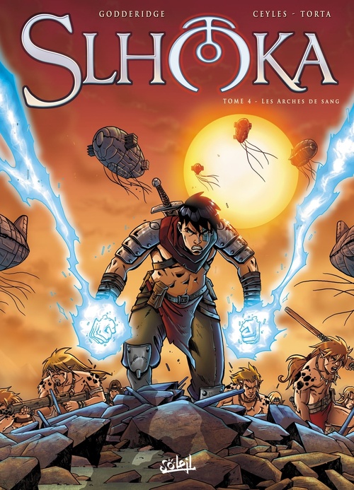 Couverture ebook de Slhoka T04 - Les Arches de Sang, de Ulrig Godderidge