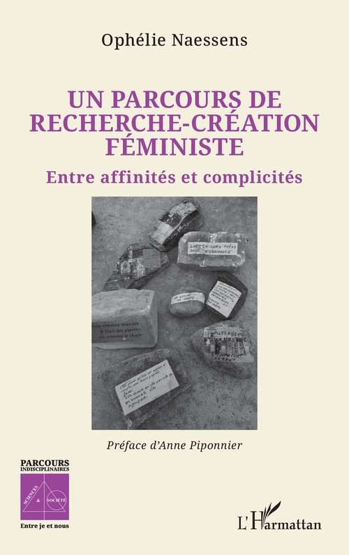Couverture ebook de Un parcours de recherche-création féministe, de Ophélie Naessens