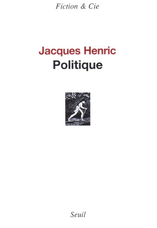 ebook cover of Politique, by Jacques Henric