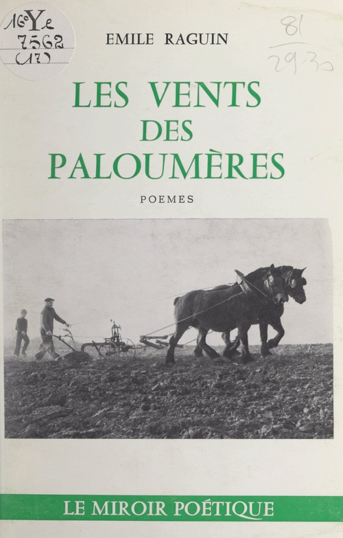 ebook cover of Les vents des paloumères, by Emile Raguin