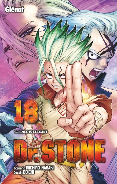 Couverture ebook de Dr. Stone - Tome 18, de Riichirô Inagaki, Boichi