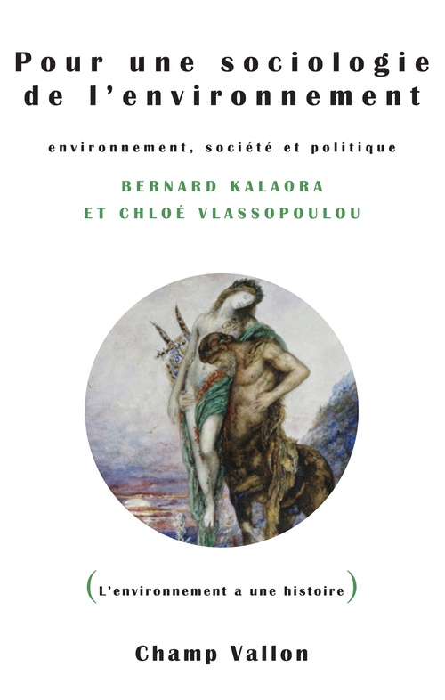 Couverture ebook de Pour une sociologie de l'environnement, de Bernard Kalaora, Chloé Vlassopoulou