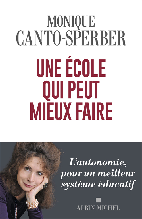 Couverture ebook de Une école qui peut mieux faire, de Monique Canto-Sperber