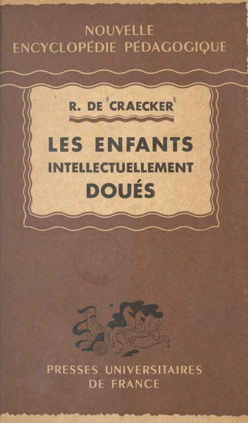 ebook cover of Les enfants intellectuellement doués, by Raymond De Craecker