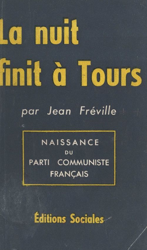 Couverture ebook de La nuit finit à Tours, de Jean Freville