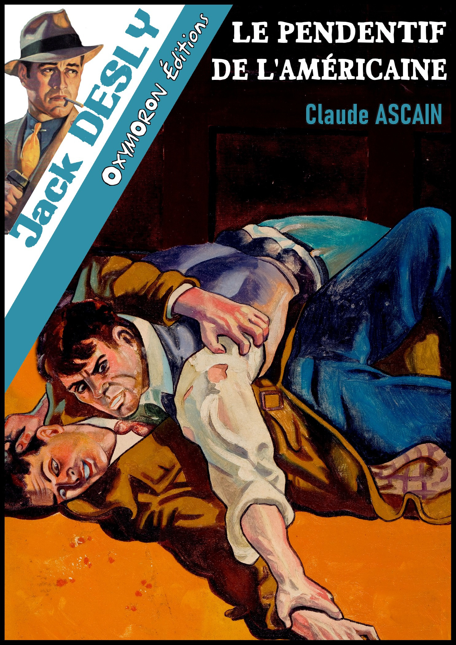 Couverture ebook de Le pendentif de l'Américaine, de Claude Ascain