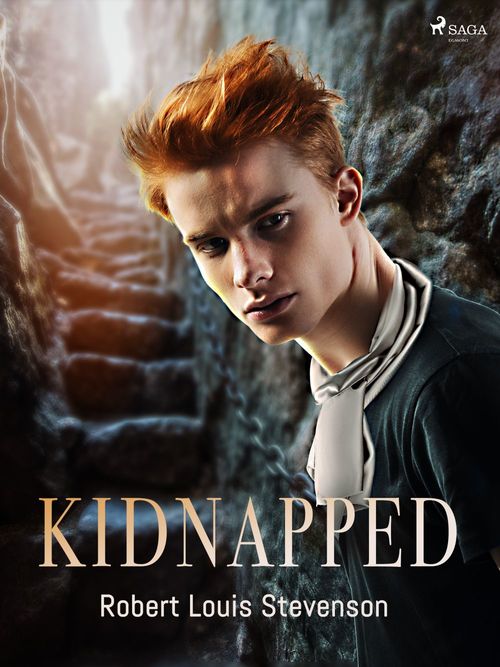 ebook cover of Kidnapped, by Robert Louis Stevenson