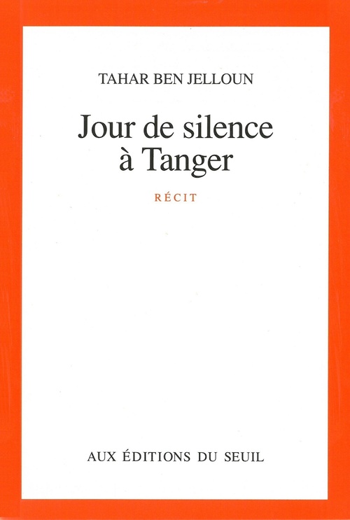 Couverture ebook de Jour de silence à Tanger, de Tahar Ben Jelloun