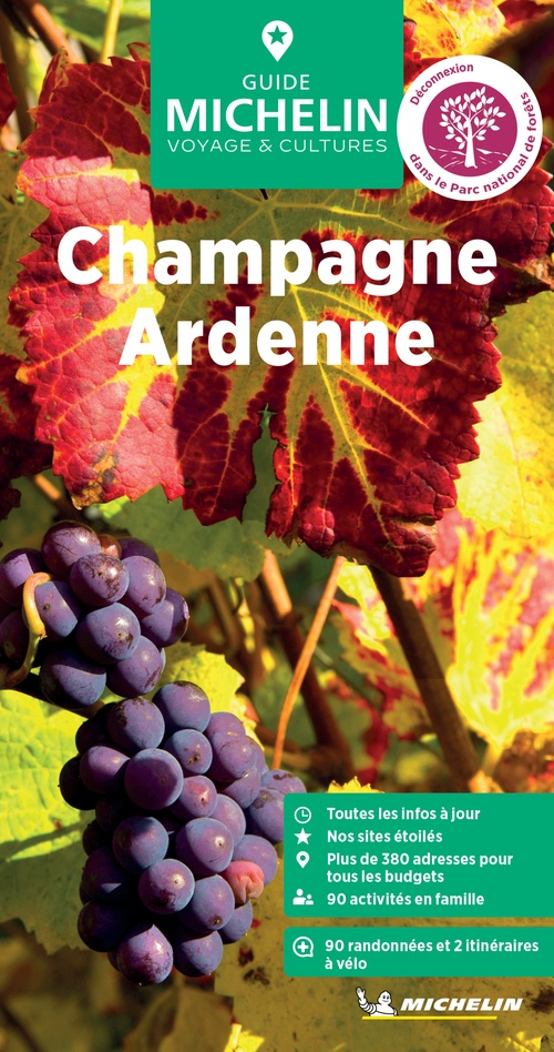 Couverture ebook de Guide Vert Champagne, Ardenne, de Collectif Michelin