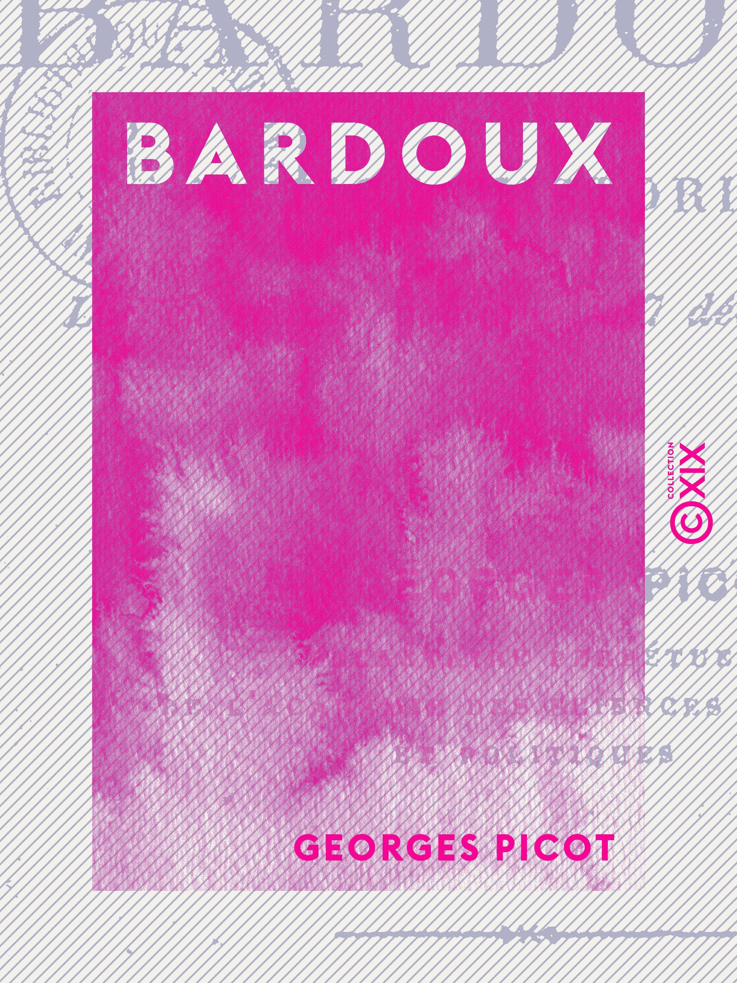 ebook cover of Bardoux, by Georges Picot
