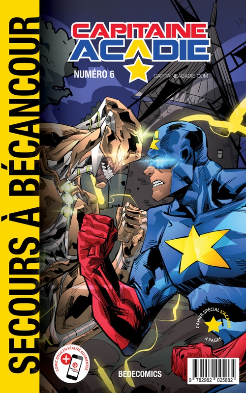 ebook cover of Capitaine Acadie T.6 - Secours à Bécancour, by Daniel Bouffard, Dany Bouffard