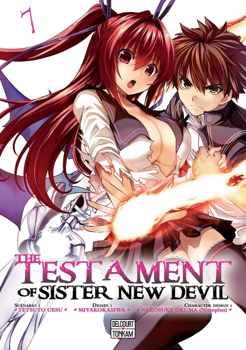 Couverture ebook de The Testament of sister new devil T07, de Tetsuto Uesu