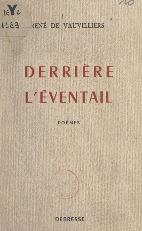 Couverture ebook de Derrière l'éventail, de Rene De Vauvilliers