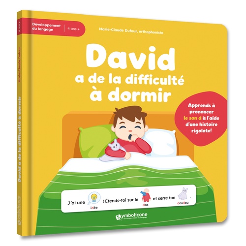 ebook cover of David a de la difficulté à dormir, by Marie-Claude Dufour