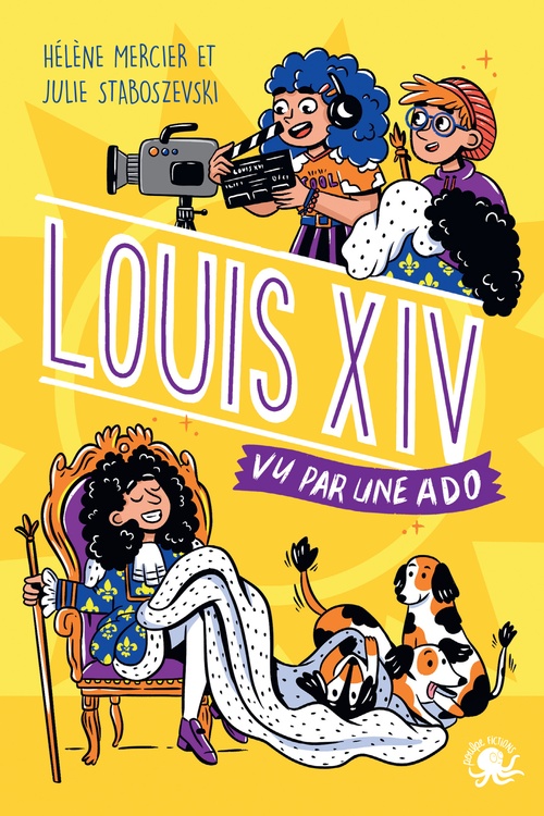 ebook cover of 100% Bio - Louis XIV, vu par une ado, by Hélène Mercier, Julie Staboszevski