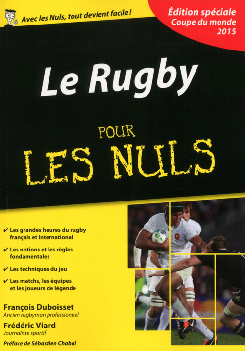 Couverture ebook de Le Rugby pour les Nuls, édition spéciale Coupe du monde 2015, de François Duboisset