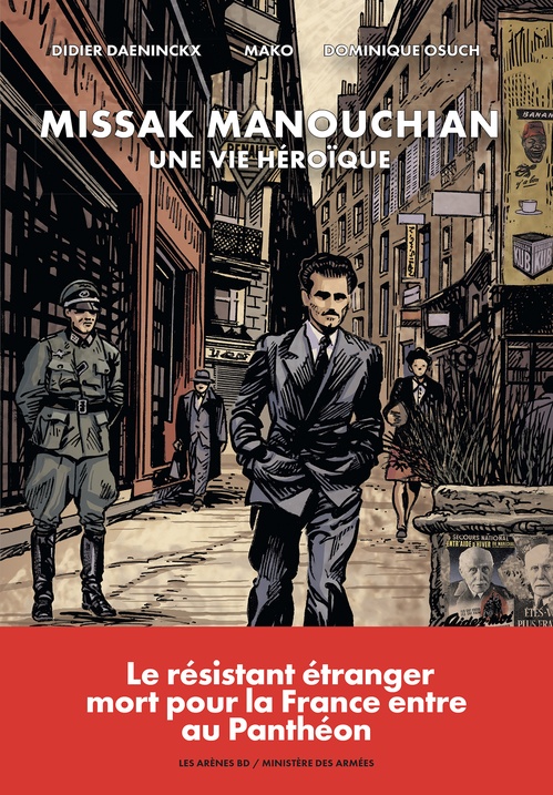 ebook cover of Missak Manouchian - Une vie héroïque, by Didier Daeninckx, Mako