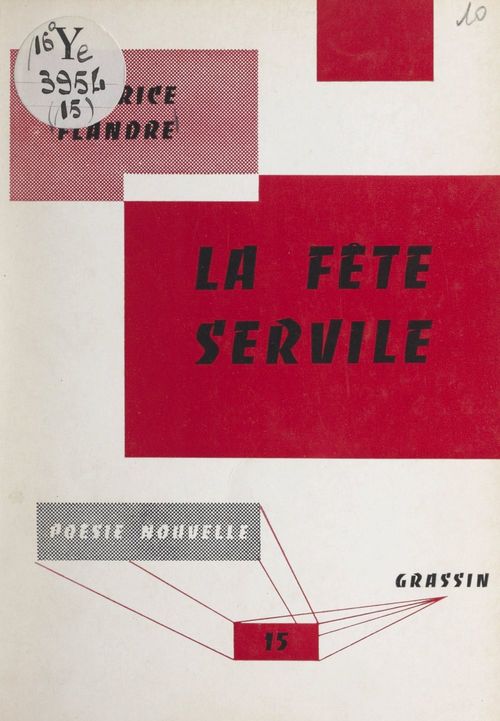 ebook cover of La fête servile, by Maurice Flandre