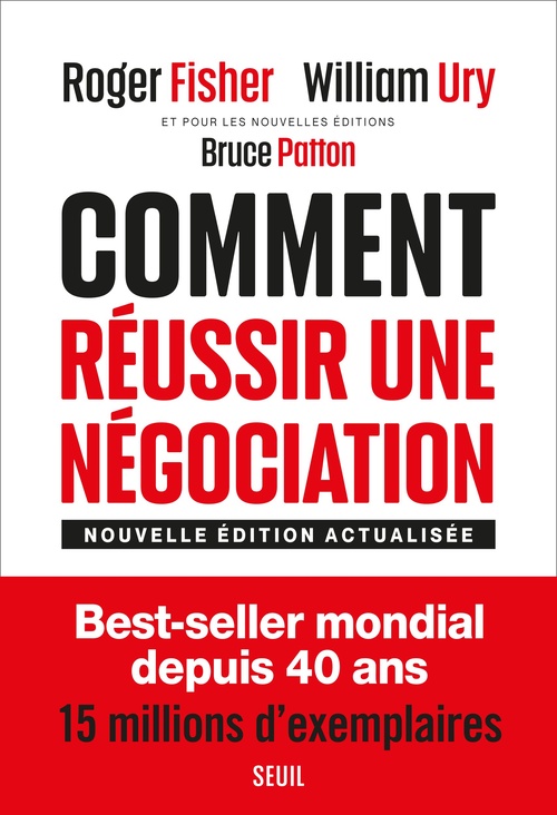 ebook cover of Comment réussir une négociation, by Roger Fisher, Bruce Patton, William Ury