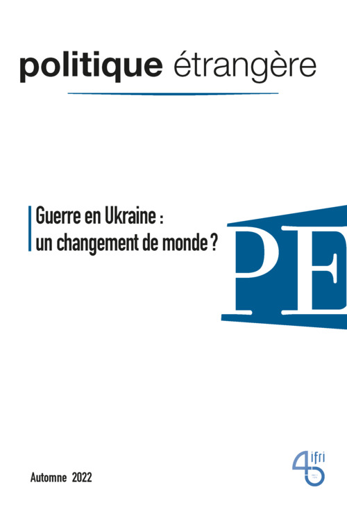 Couverture ebook de Guerre en Ukraine : un changement de monde ?, de Politique Etrangere