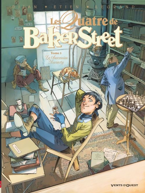 ebook cover of Les Quatre de Baker Street - Tome 05, by David Etien