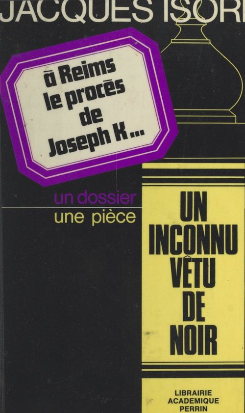 ebook cover of À Reims, le procès de Joseph K..., by Jacques Isorni