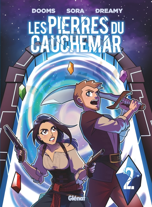 Couverture ebook de Dooms et Sora présentent les pierres du cauchemar - Tome 02, de Dreamy