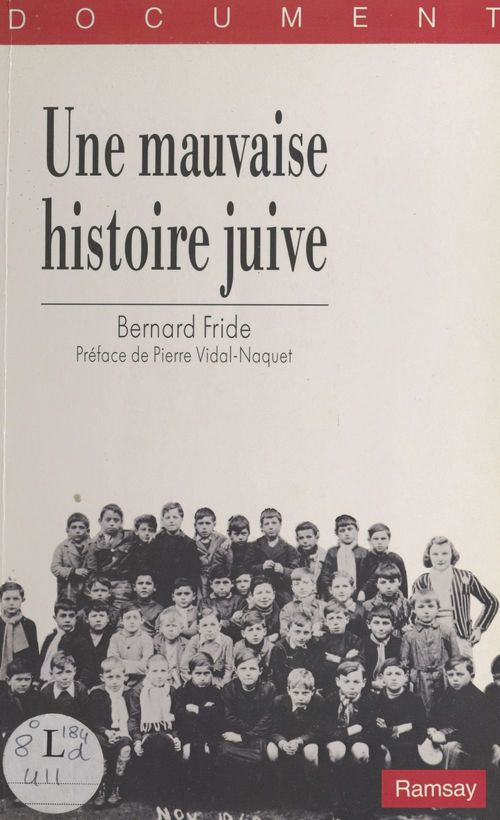 ebook cover of Une mauvaise histoire juive, by Bernard Fride
